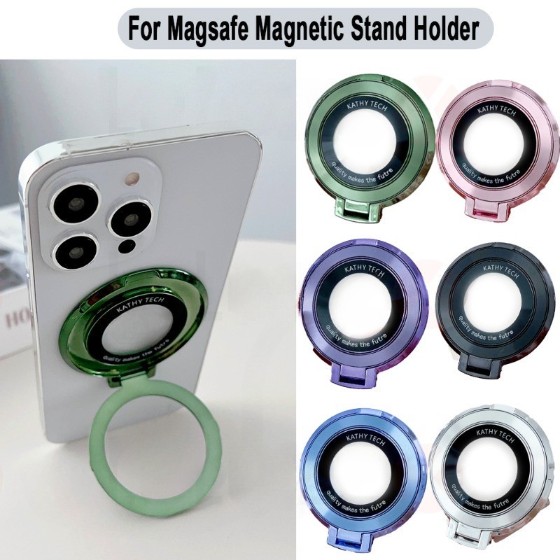Magsafe Magnetic Ring Stand Phone Holder Case for iPhone 15 14 Pro Max ...
