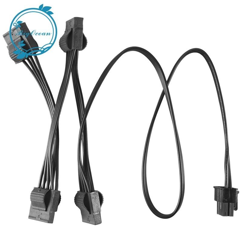 6Pin to 4 Molex Modular Power Supply Cable 6Pin to 4 IDE Cable for ...