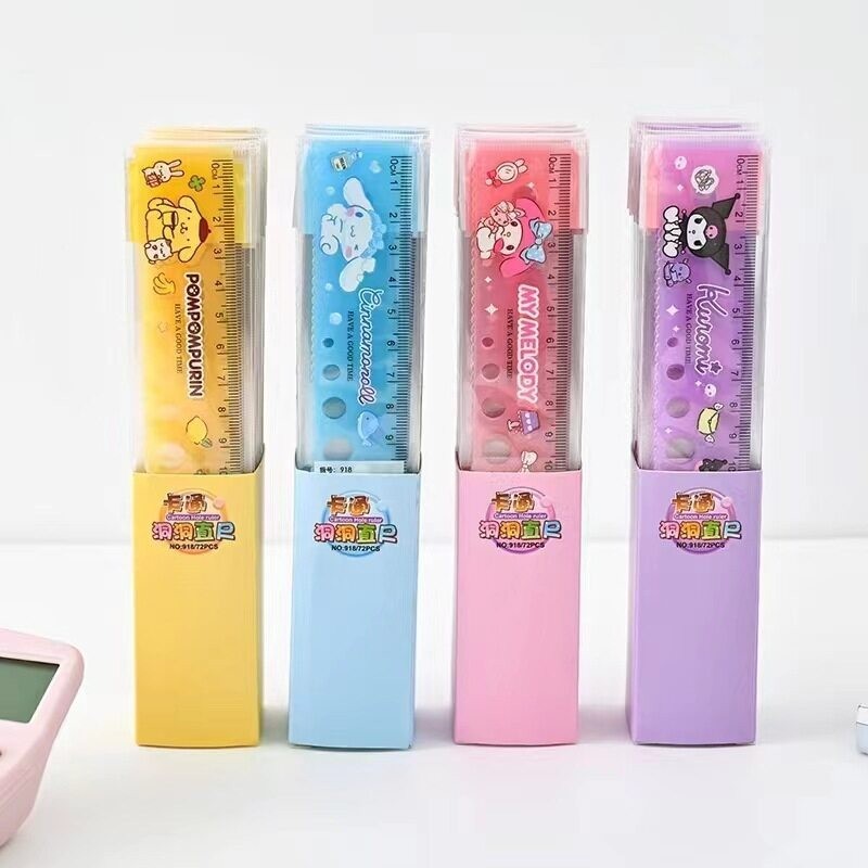 Cute Ruler Includes Cartoons Length 18 cm There Are 4 Patterns Many ...