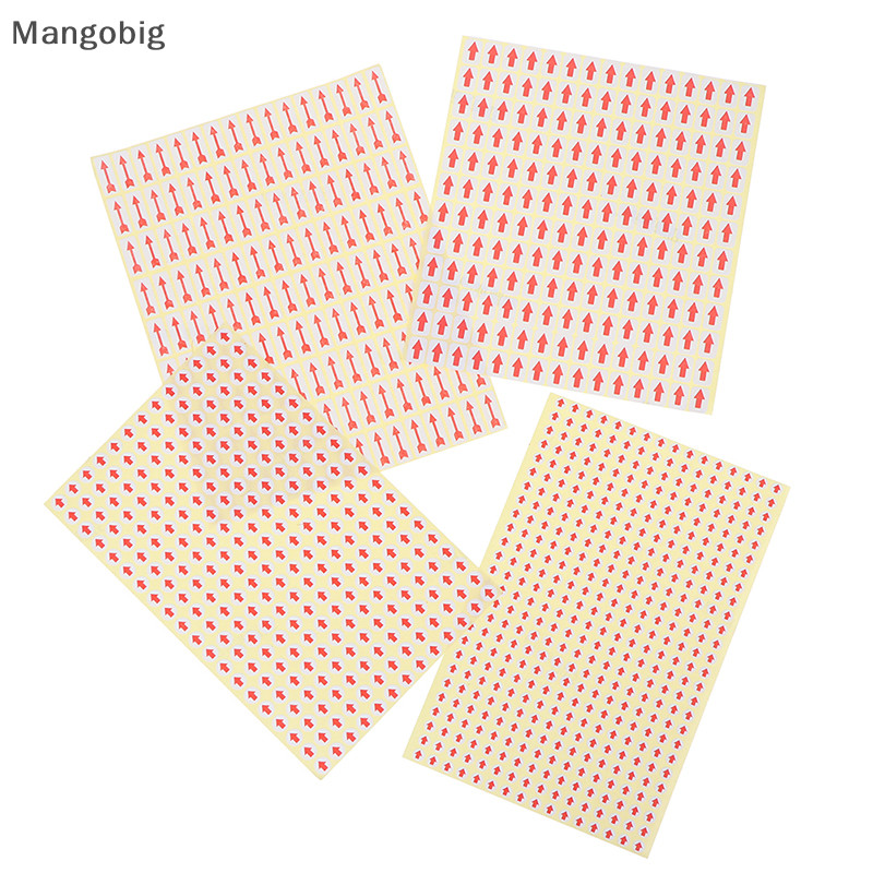 Mangobig 15sheet Arrow Labels Removable Small Circle Dot Stickers ...