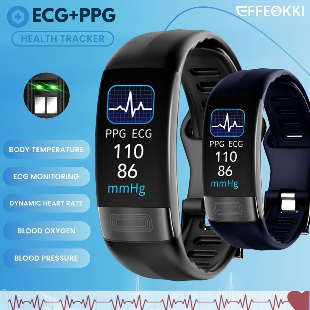 2024 Smart Watch Ekg Bracelet Body Temperuture Waterproof Ecg Bracelet