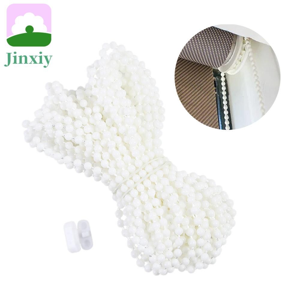 JINXIY Curtain Bead Rope Roman Shade With Connectors Roller Blind White ...