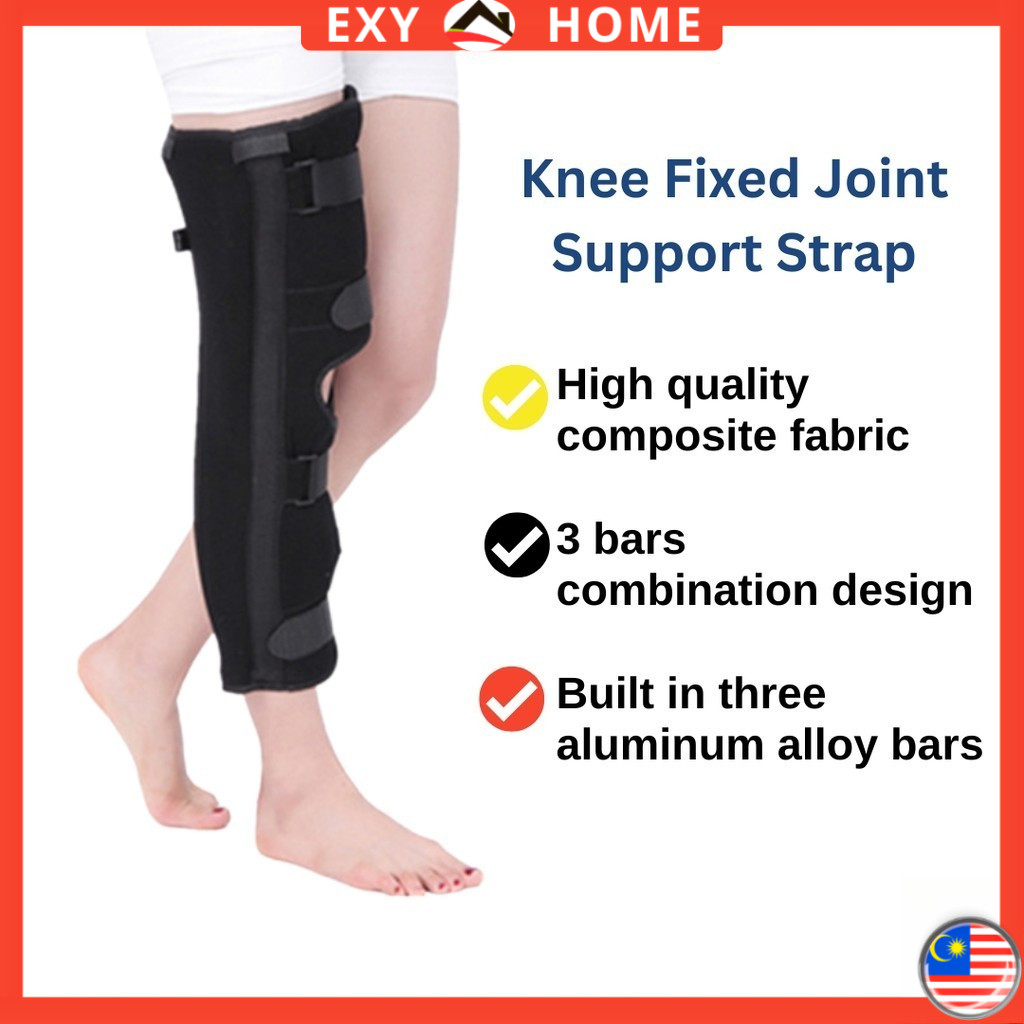 Leg Joint Protection Knee Brace Tibia Fibula Fracture Splint Support ...