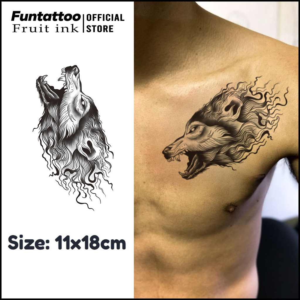 Funtatoo - fruit ink tattoo long lasting 15 days waterproof 11*18cm ...