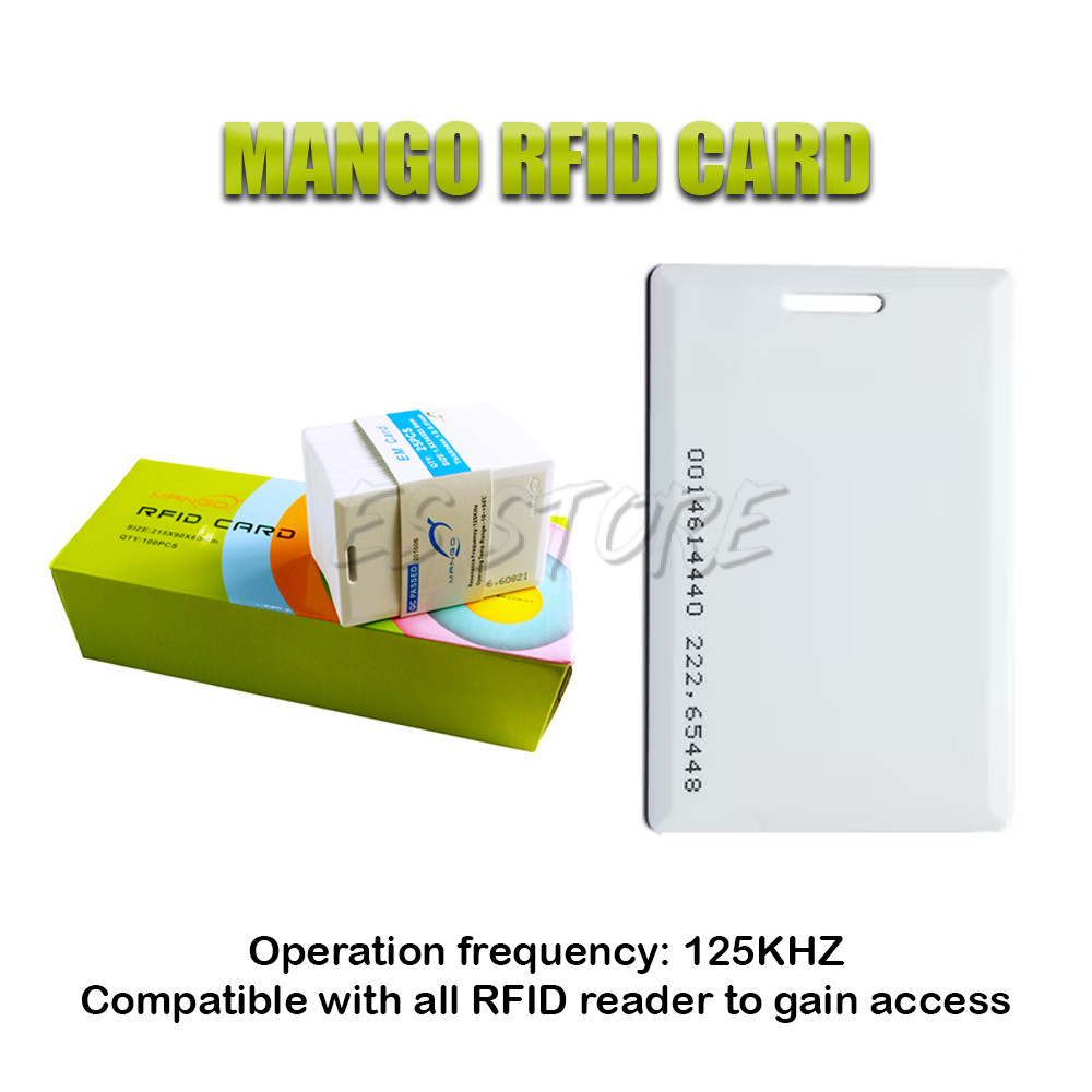 MANGO RFID CARD FOR DOOR ACCESS THIN/THICK (125KHZ) | Shopee Malaysia