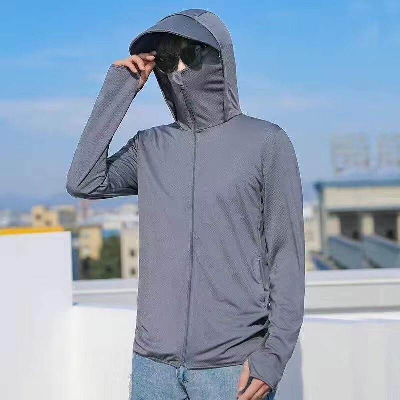 UPF50+Summer High Quality Hooded Sun Protection Clothing Lightweight ...