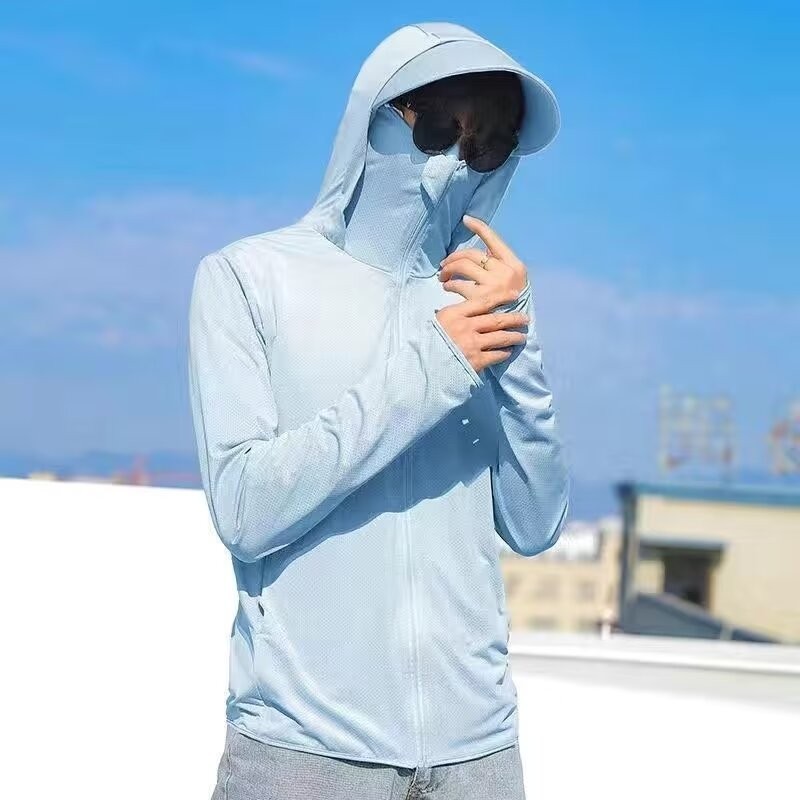 UPF50+Summer High Quality Hooded Sun Protection Clothing Lightweight ...