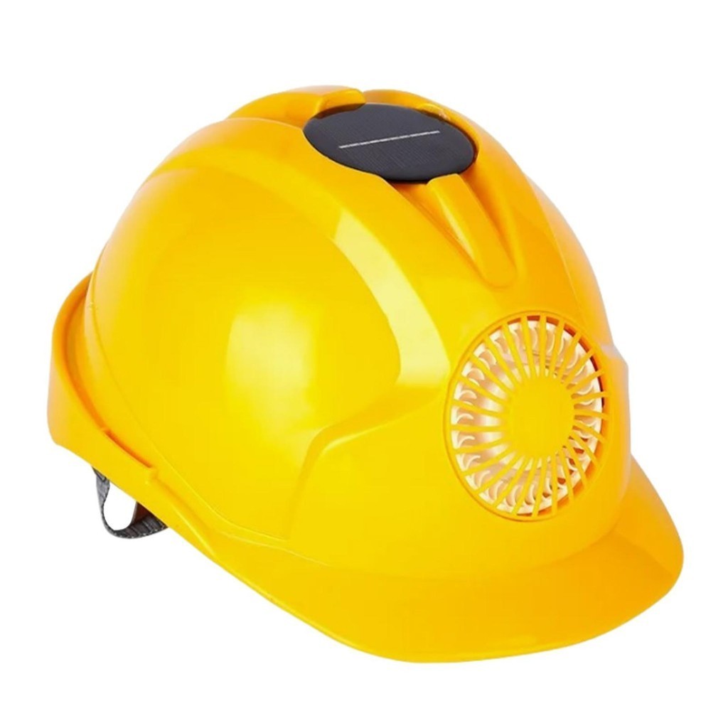 Hard Hat With Fan Breeze Solar Helmets Hard Hat Head Protection Solar Powered Fan Hat Cooling