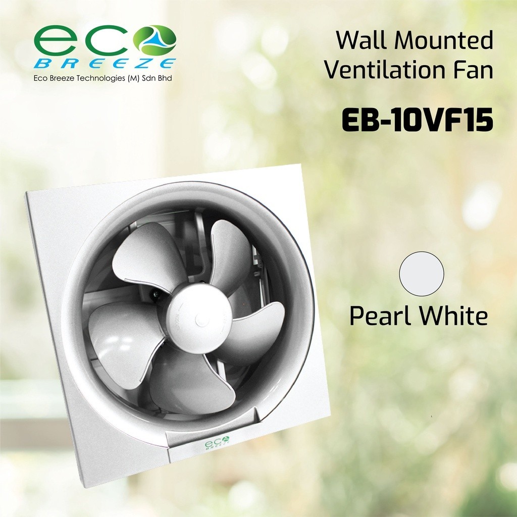 Eco Breeze Wall Ventilation Fan With Automatic Shutter 10