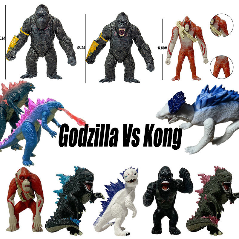 Godzilla X Kong 2024 Collection Model Gift Shimo Godzilla Action Figure ...