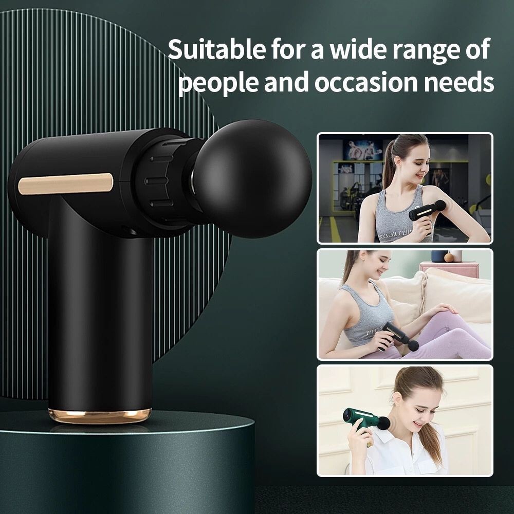Mini Cordless Muscle Massage Gun Alat Urut Gun Health Care Strong ...