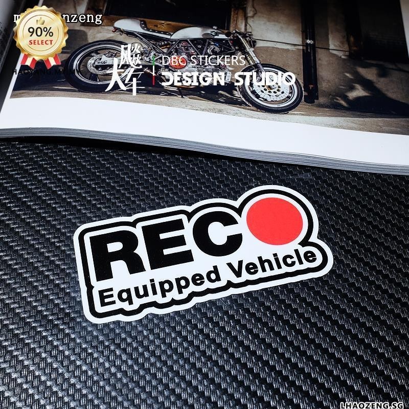 Ready Stock Driving Recording Car Sticker Warning Sticker Car Rear ...