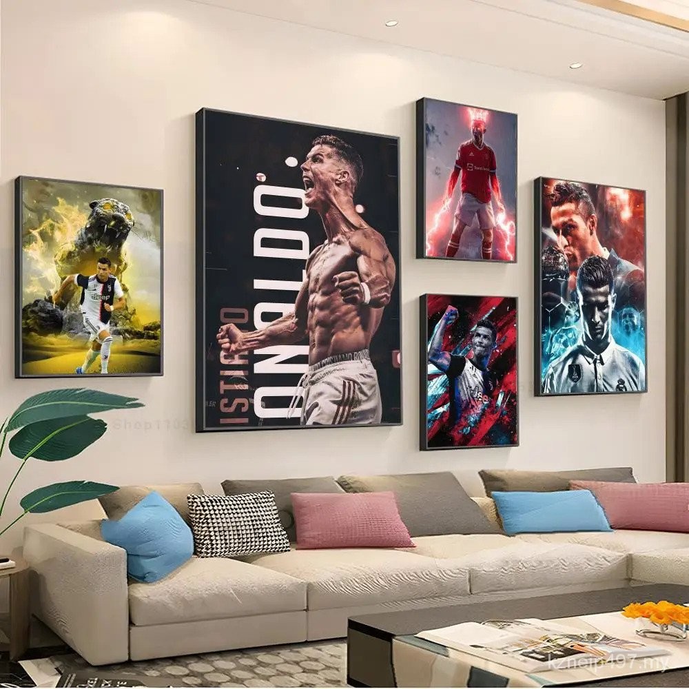 Cristiano Ronaldo Poster Paper Print Home Living Room Bedroom Entrance ...