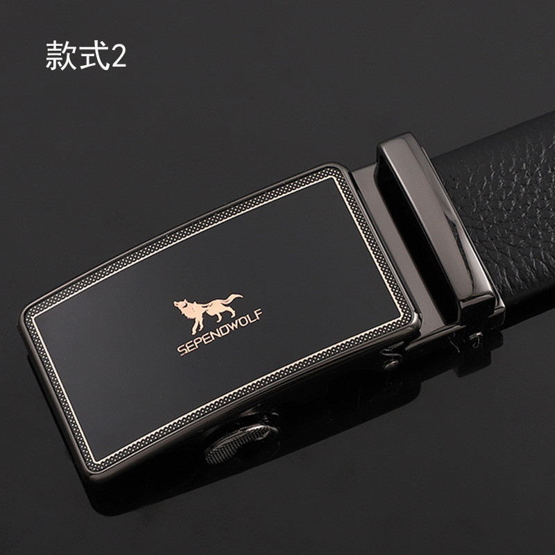 Pants New Style Men Men s Commercial Super Cowhide Belt Brand Automatic Buckle Genuine Leather Belt Business Shopee Malaysia