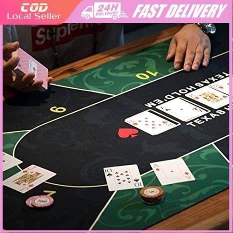 Texas Poker Mat Casino Non Slip Rubber Mat Thickness Special Game ...