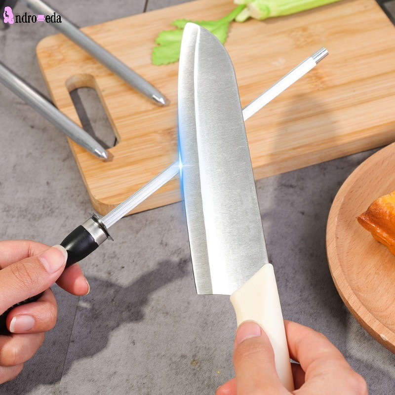 Durable Stainless Steel Knife Sharpening Rods Two Size Options