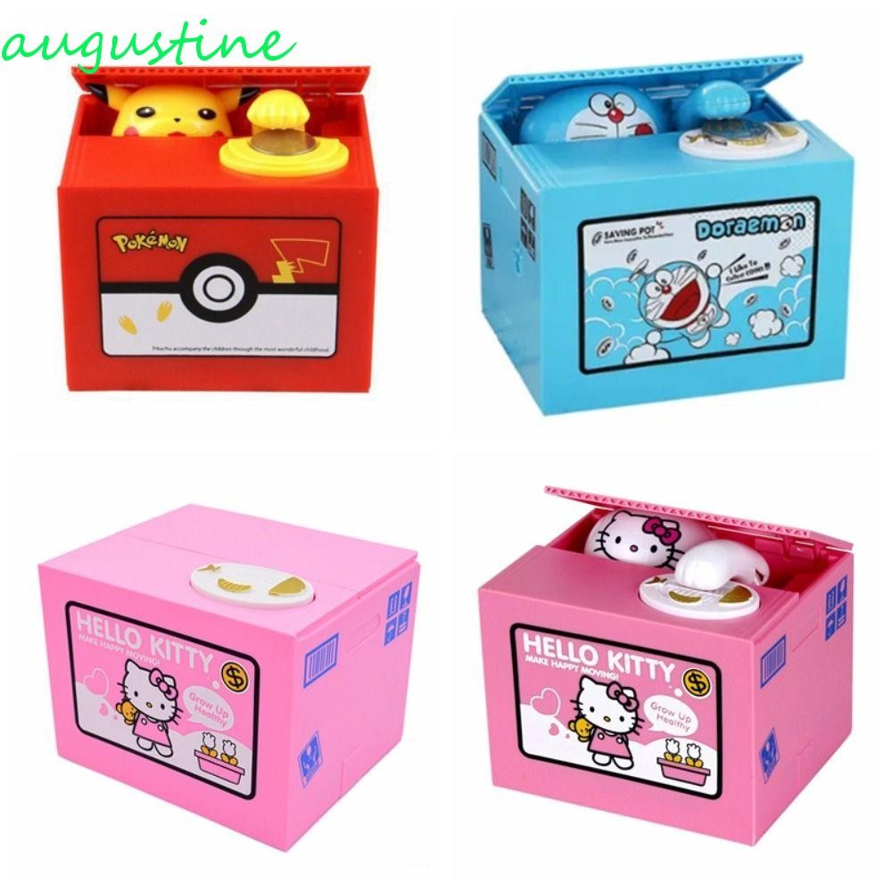 AUGUSTINE Pikachu Money Saving Box, Pikachu Cartoon Cartoon Stealing ...