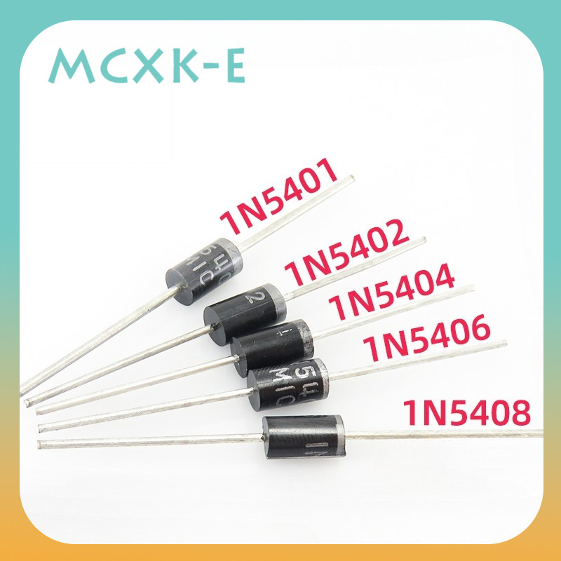 20pcs 1N5400 1N5401 1N5402 1N5404 1N5406 1N5407 1N5408 In-line ...