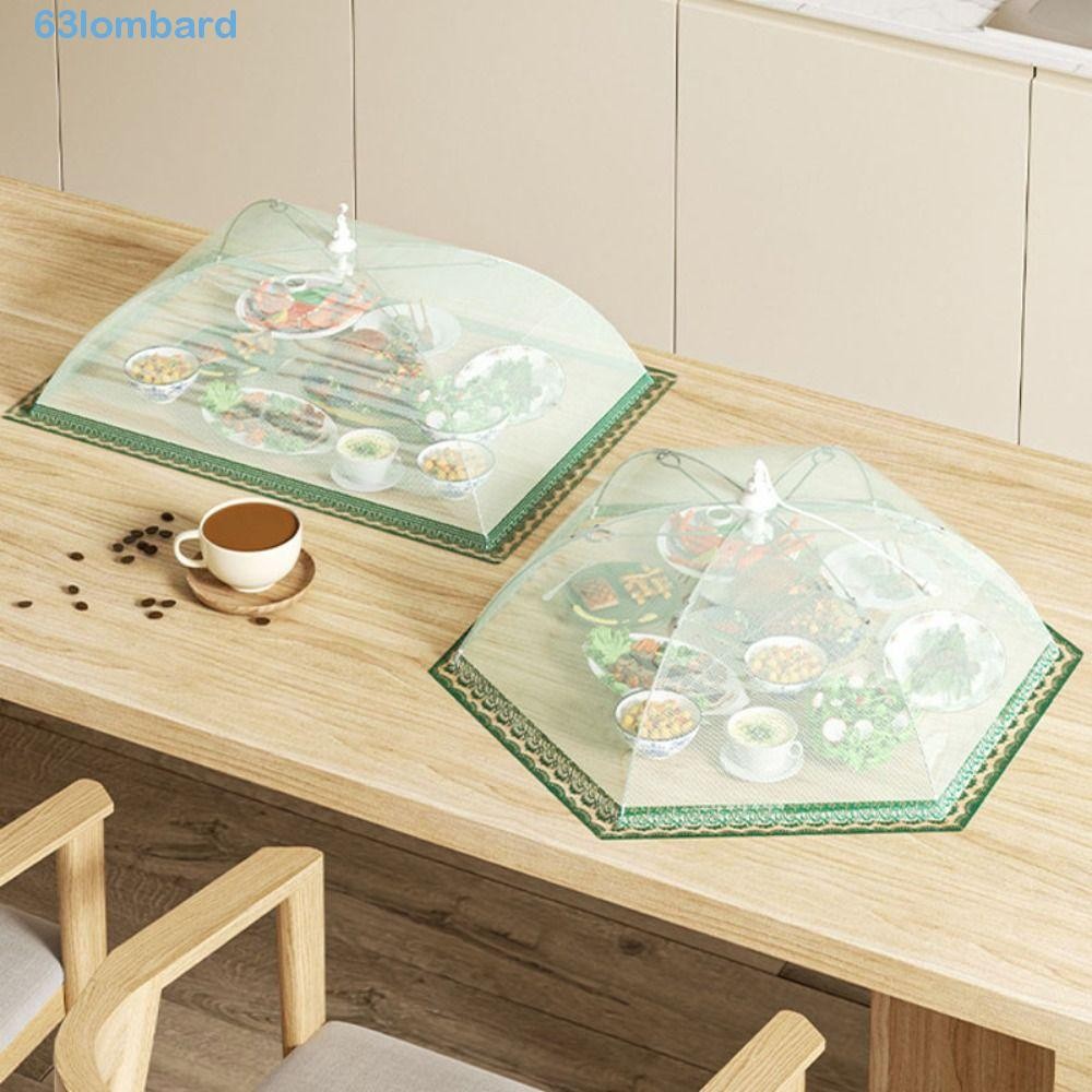 LOMBARD Mesh Food Cover, Lace Fabric Umbrella Shape Food Net, Food Lid ...