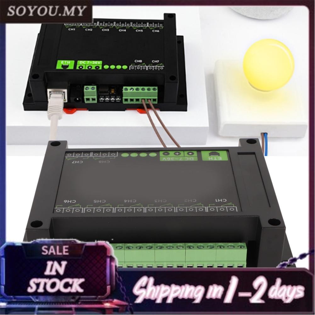 Soyoung 8 Channel Ethernet Relay Module Reliability Protection Circuits ...