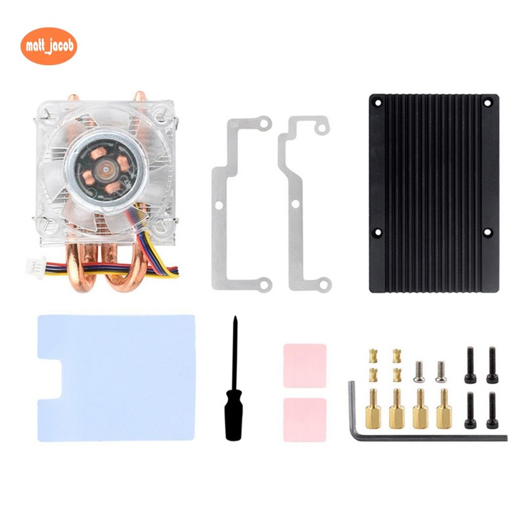 ICE CPU Tower Cooling Fan Horizontal for Pi 5 5V 5 Cooler U-Shaped ...