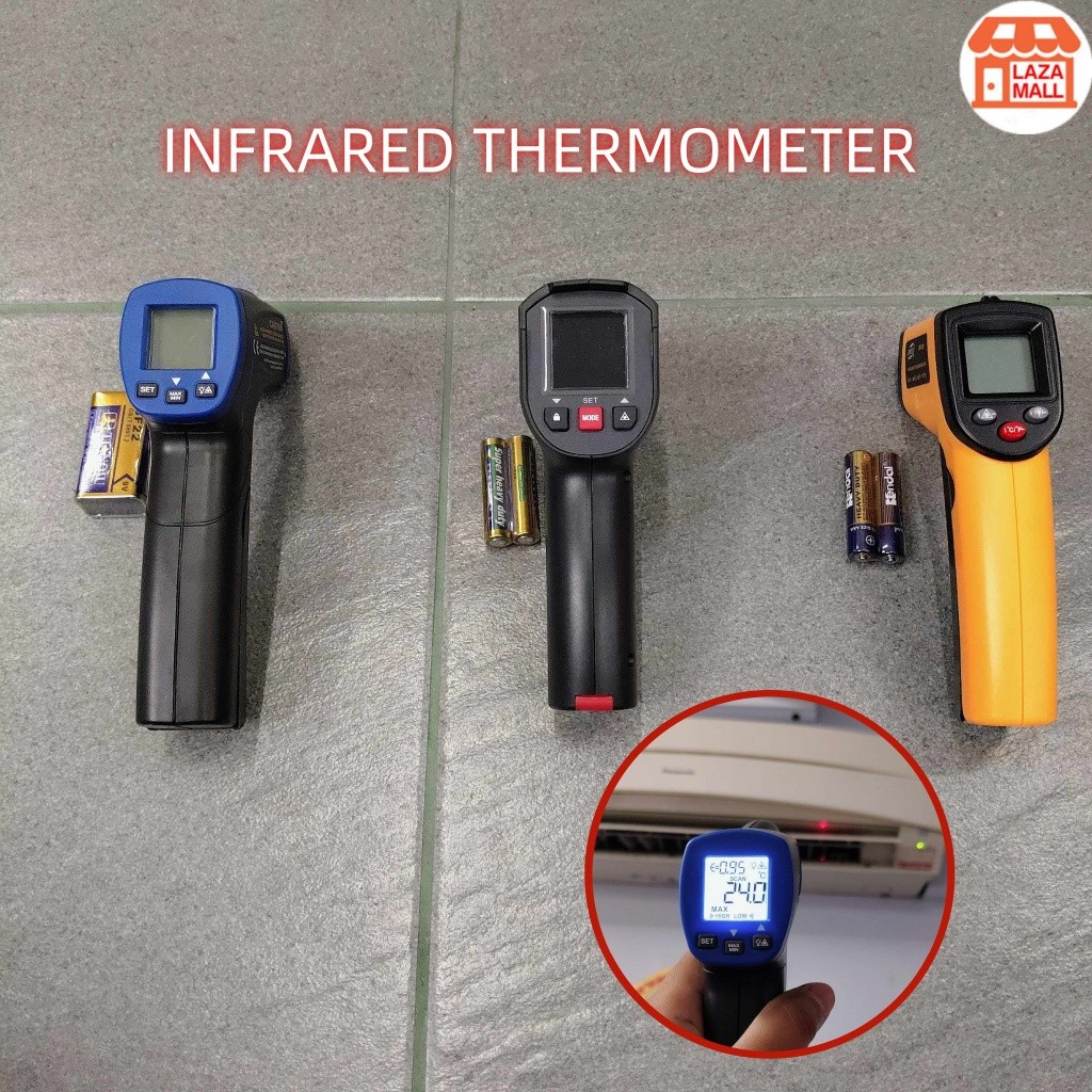 INFRARED THERMOMETER CHECK TEMPERATURE AIRCOND HOT ENGINE PARTS ROOM ...