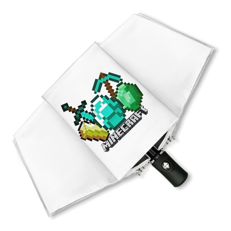 Minecraft Sun Protection Sunshade Umbrella Creeper Teenage S Minecraft Sunscreen Sunshade