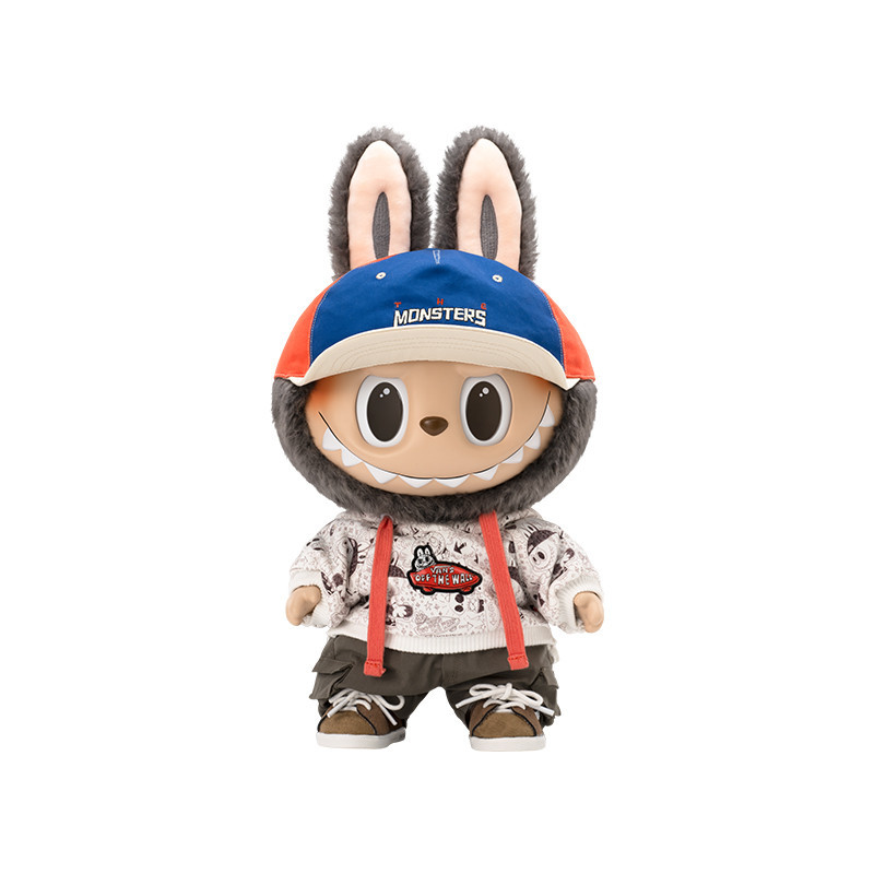 Labubu Vinyl Plush Doll Second Generation VAN Co-Branded POPMART Pop ...