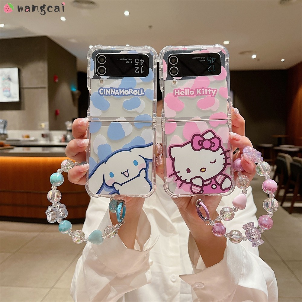 For Samsung Galaxy Z Flip ZFlip5 Phone Case Cute Hello Kitty