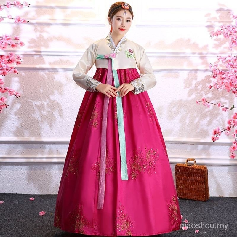 Korean Korean Korean Clothes Traditional Embroidered Palace Hanbok ...