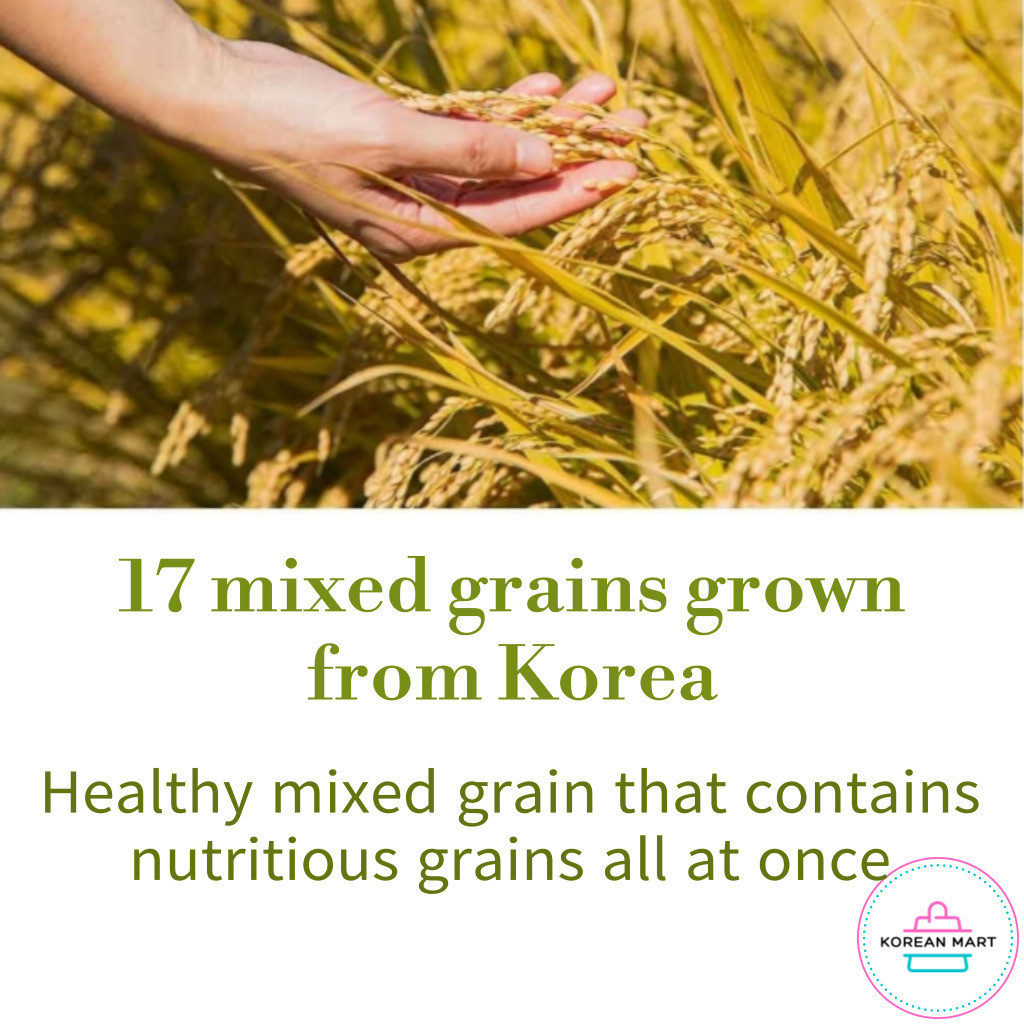 Korean 17 mixed grains 1KG, 2KG, 4KG / Multi grains grown from Korea ...