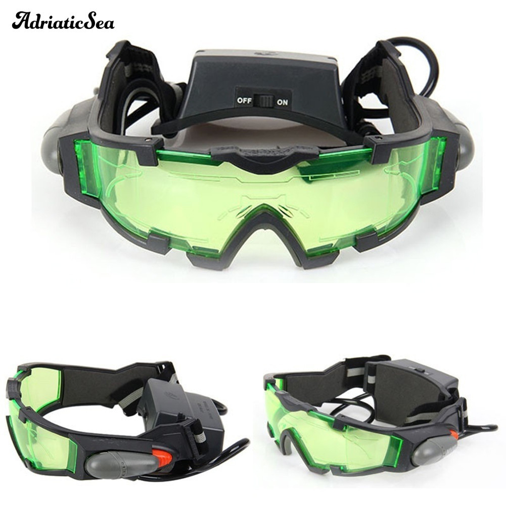 AD-Eye Protective Adjustable Elastic Band Night Vision Goggles Glasses ...