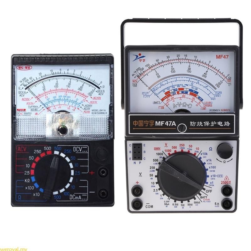weroyal AMP Pointer Ammeter Analog Current Meter Panel Dial Current ...