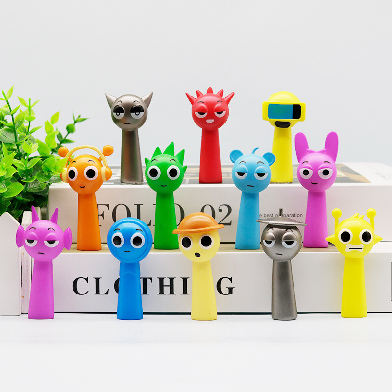Incredibox Sprunki Figure Sprunki Model Toys Simon Raddy Jevin Pen Cap ...
