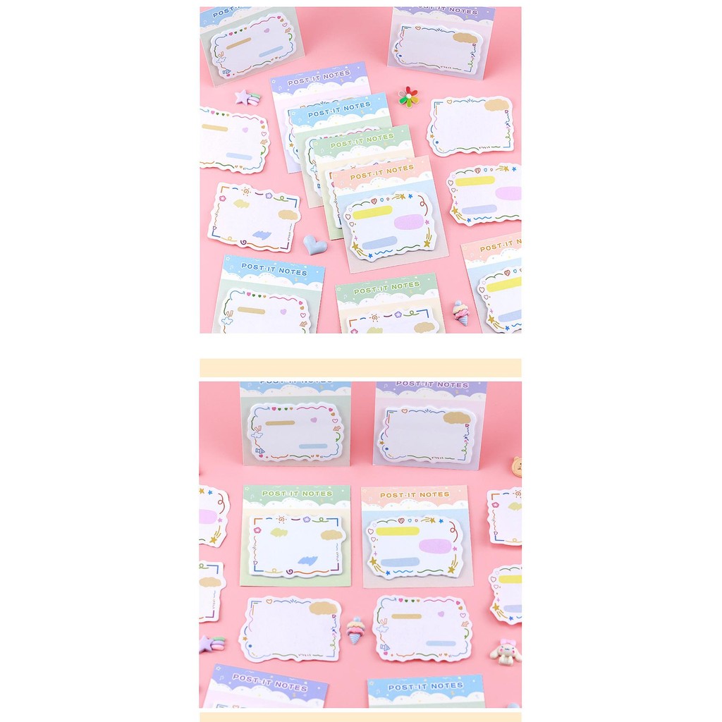 Cute Memo Sticky Note Sticker Tear Off Note Book Post It Notes Paper ...