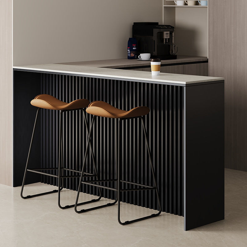 Counter table Stone Plate Mini Apartment Bar Counter Home Wall-Mounted ...