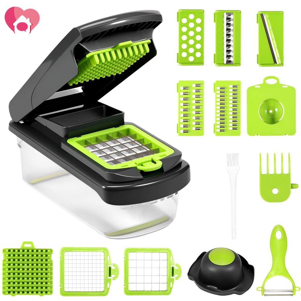 Vegetable Chopper Multifunctional Veggie Chopper with Container ...