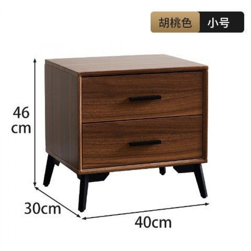 Floor Solid Wood Bedside Chinese Black Walnut Small