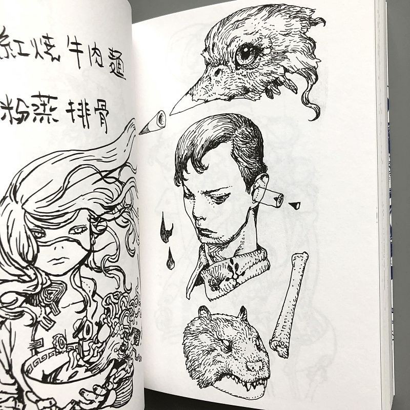 寺田克也大师手稿原画集SKETCH素描集Katsuya Terada 插画大师绘画作品