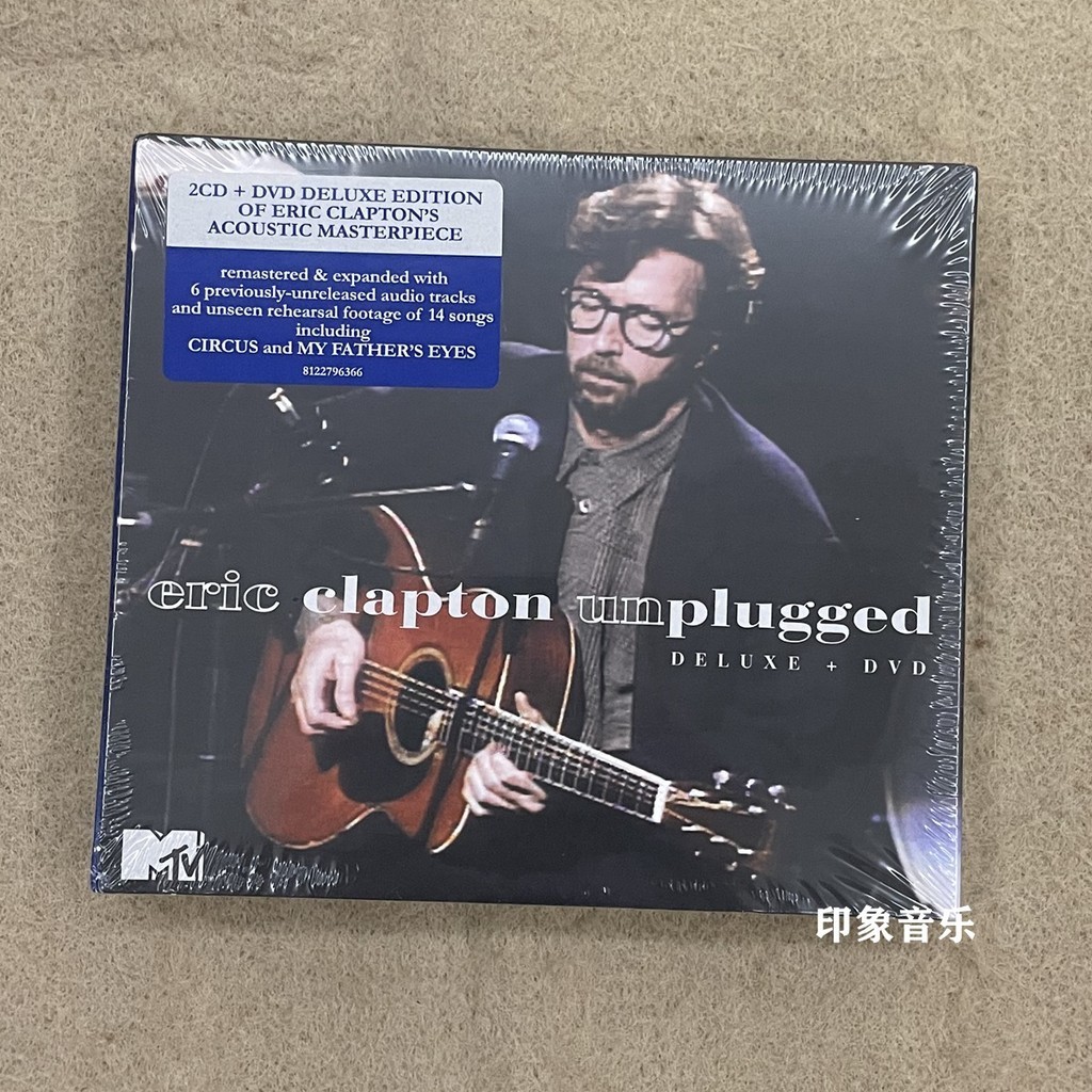 Clapton Eric Clapton Unplugged 2CD+DVD Most Singing Live Album | Shopee ...