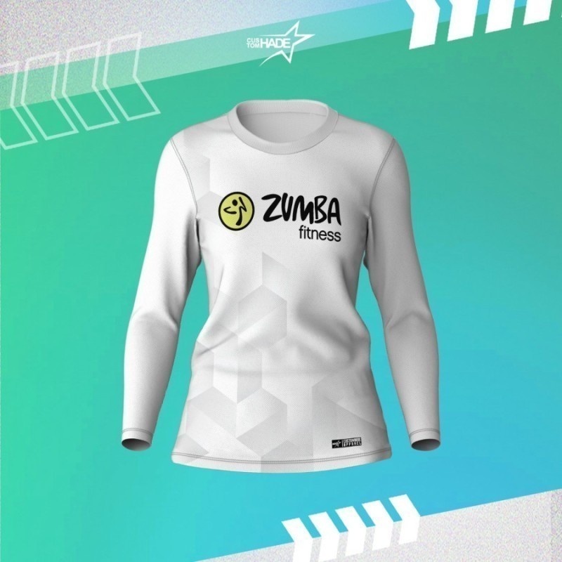 New Customhade Women's Zumba Aerobics Gymnastics Jersey T-Shirt Long ...