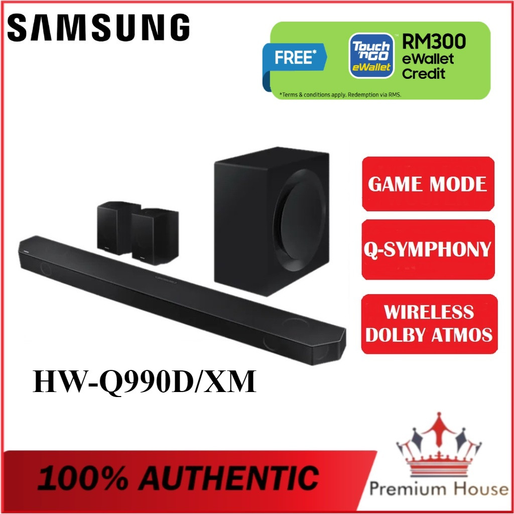 SAMSUNG HWQ990D/XM HWQ990D Soundbar with Dolby Atmos and DTSX [to
