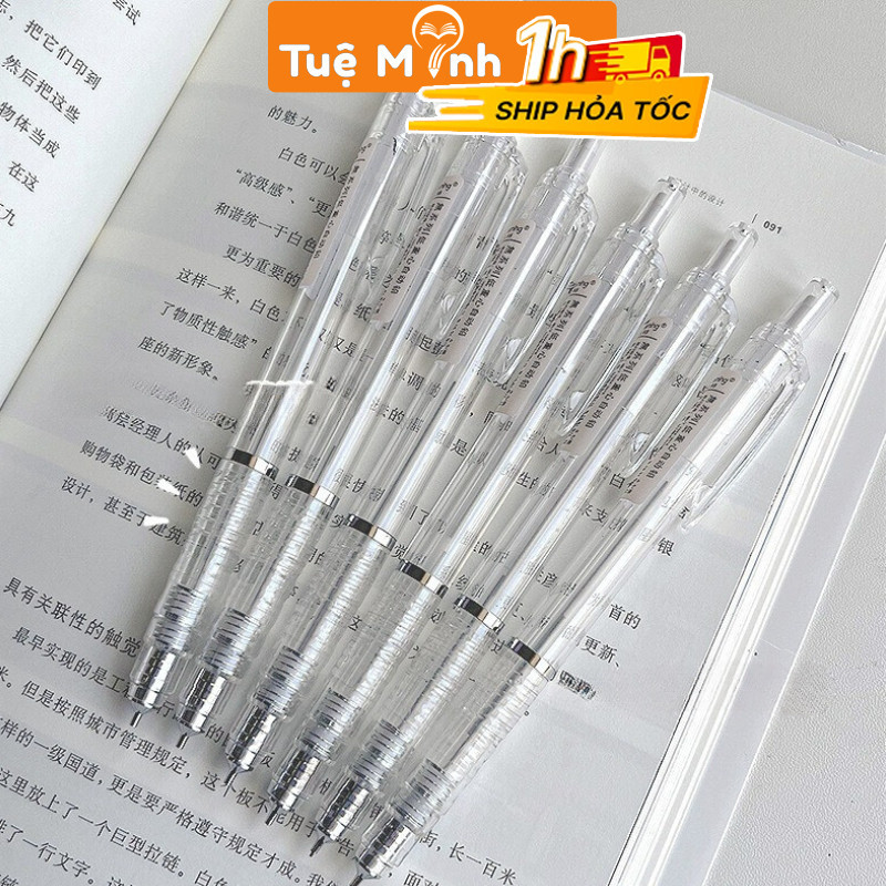 XO 0.5mm spring-loaded transparent pencil B117 basic plastic mechanical ...
