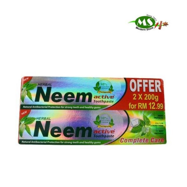 Neem Active Toothpaste 2 x 200g Shopee Malaysia