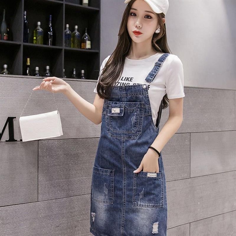 white christmas dresses Roselynn Faux Buttons Denim Dress In Camel – The Design Closets main image 0