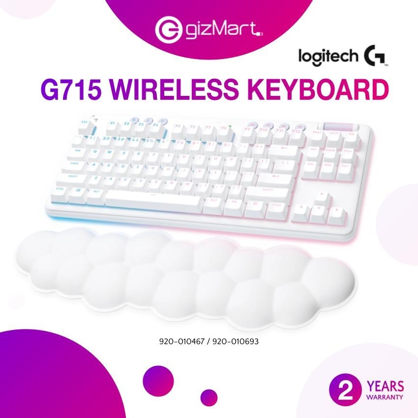Logitech G715 TKL Wireless Mechanical Gaming Keyboard with Palm Rest ...