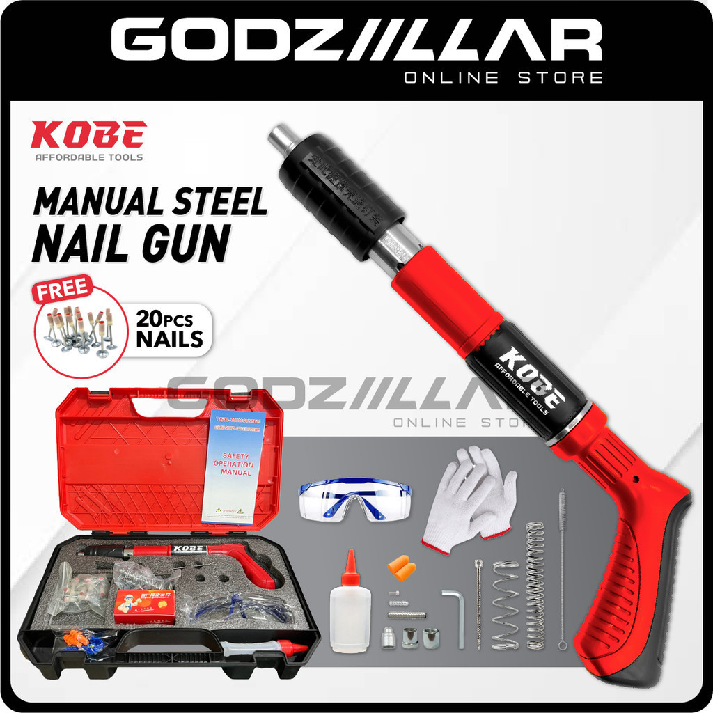 (Kobe) Manual Steel Nail Gun Concrete Rivet Tool Steel Rivet Gun ...