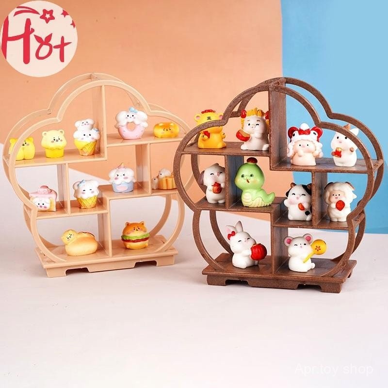 GE 1:12 Dollhouse miniature Bogu empty rack mini Display stand storage ...