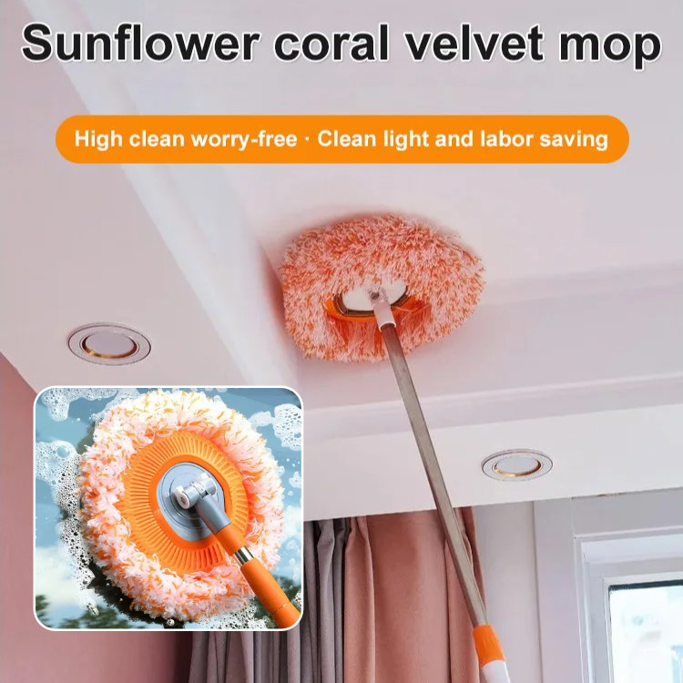 Ceiling Dusting Wipe Retractable MultiPurpose Mop Sunflower Mop Great ...