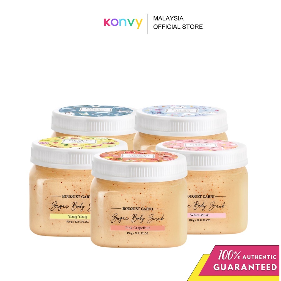 (EXPIRED CLEARANCE) Bouquet Garni Sugar Body Scrub 500g (5 types to